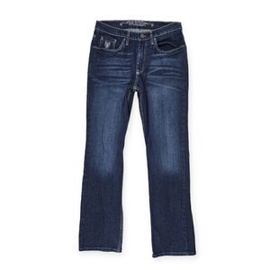 Warden Western Jeans Mexico Dark Wash Blue Denim Bootcut Jeans Men's‎ Size 31